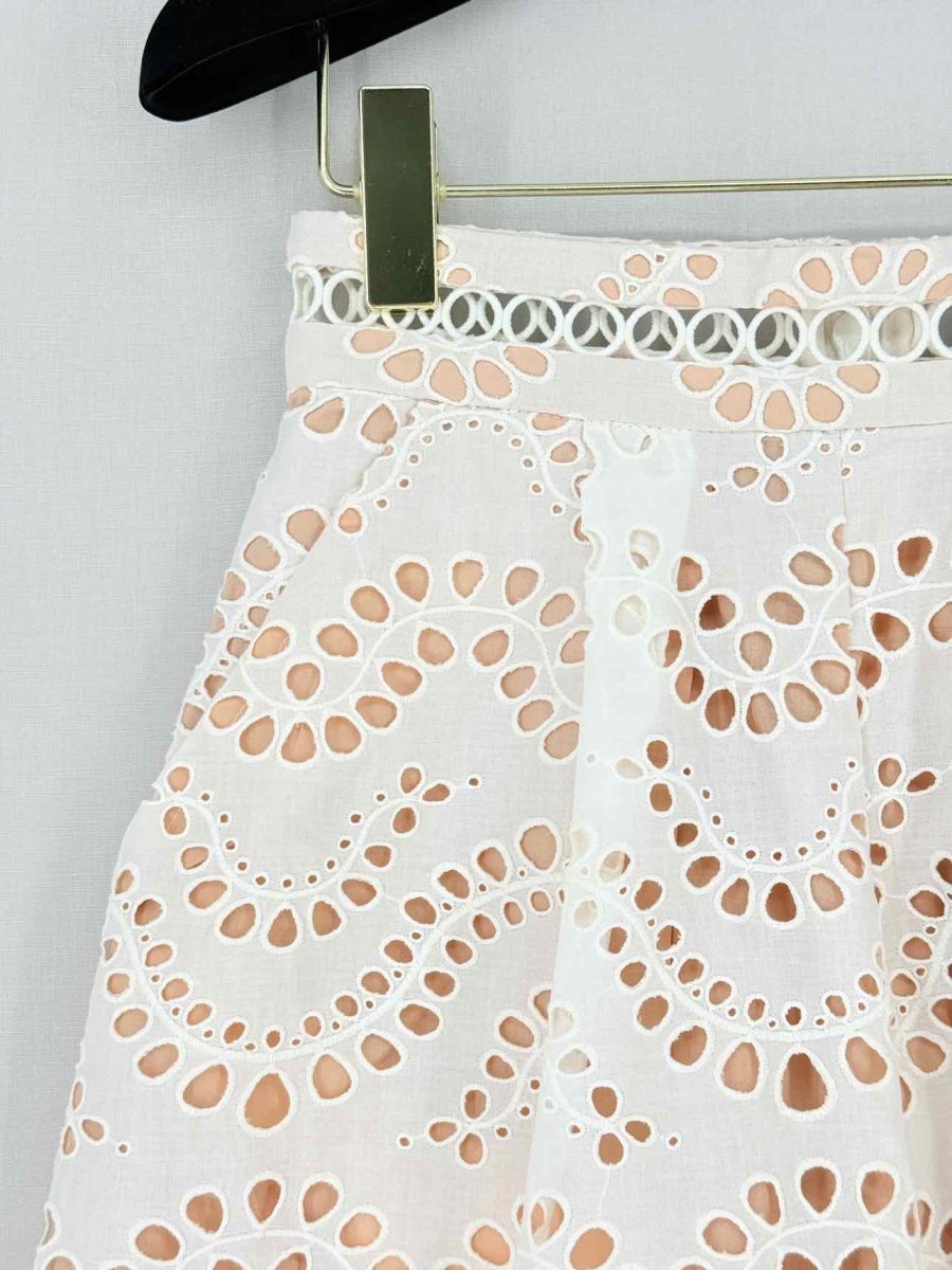 Pre - loved ZIMMERMANN Off - white Wave Size XSmall Outfit Set at Reems Closet