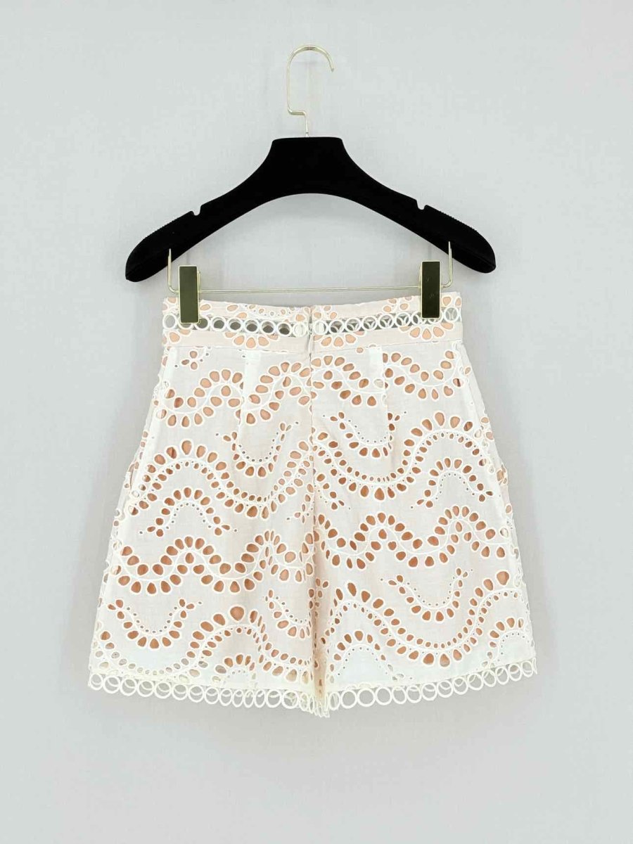 Pre - loved ZIMMERMANN Off - white Wave Size XSmall Outfit Set at Reems Closet