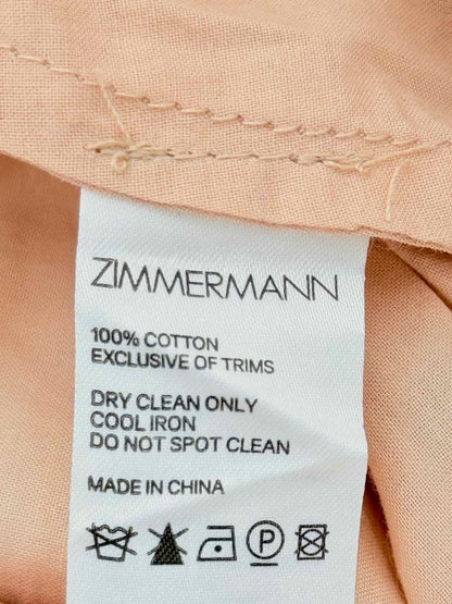 Pre - loved ZIMMERMANN Off - white Wave Size XSmall Outfit Set at Reems Closet