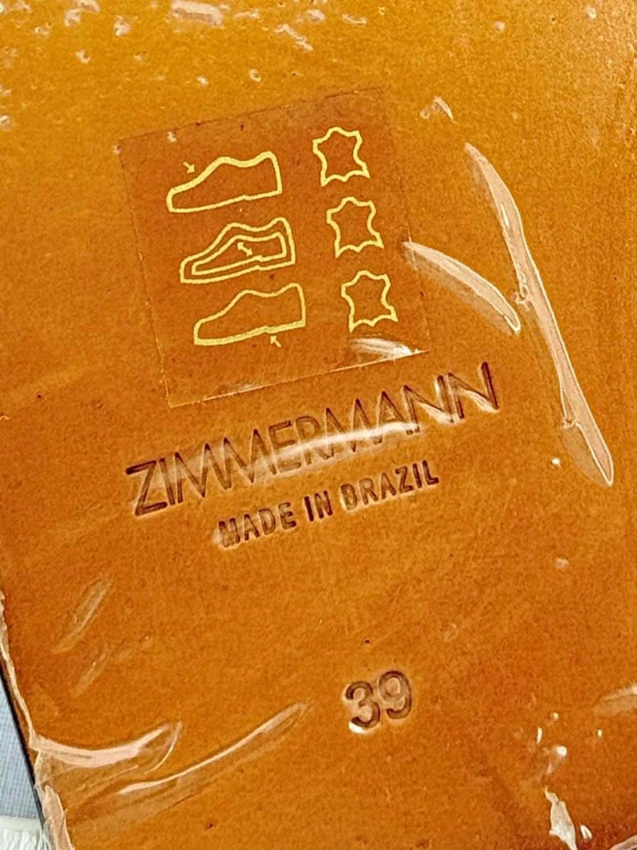 Pre - loved ZIMMERMANN Strappy Off - white Size EU 39 Sandals at Reems Closet