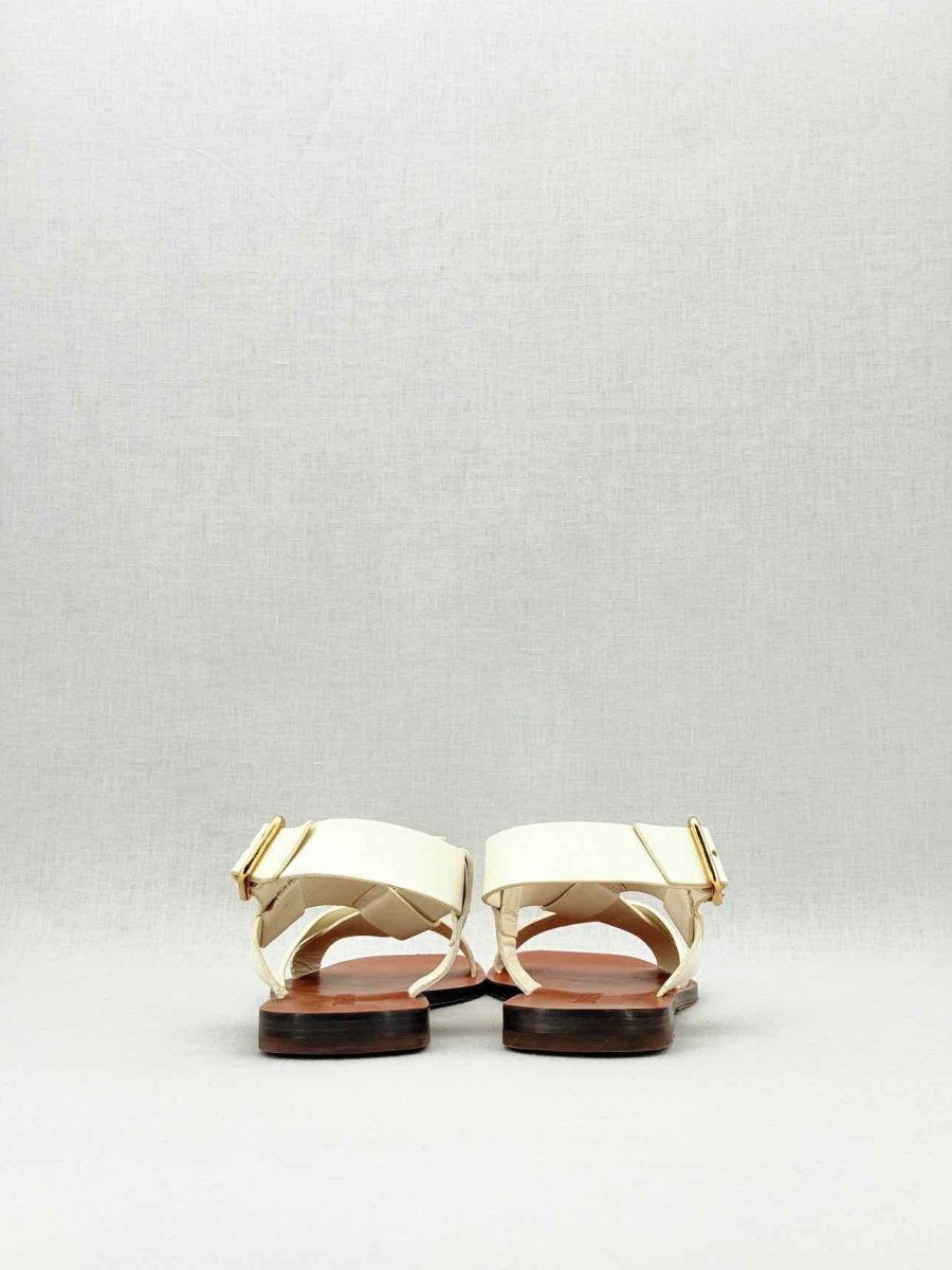 Pre - loved ZIMMERMANN Strappy Off - white Size EU 39 Sandals at Reems Closet