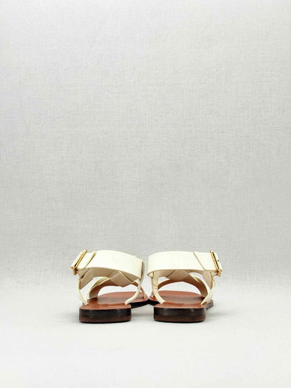 Pre - loved ZIMMERMANN Strappy Off - white Size EU 39 Sandals at Reems Closet