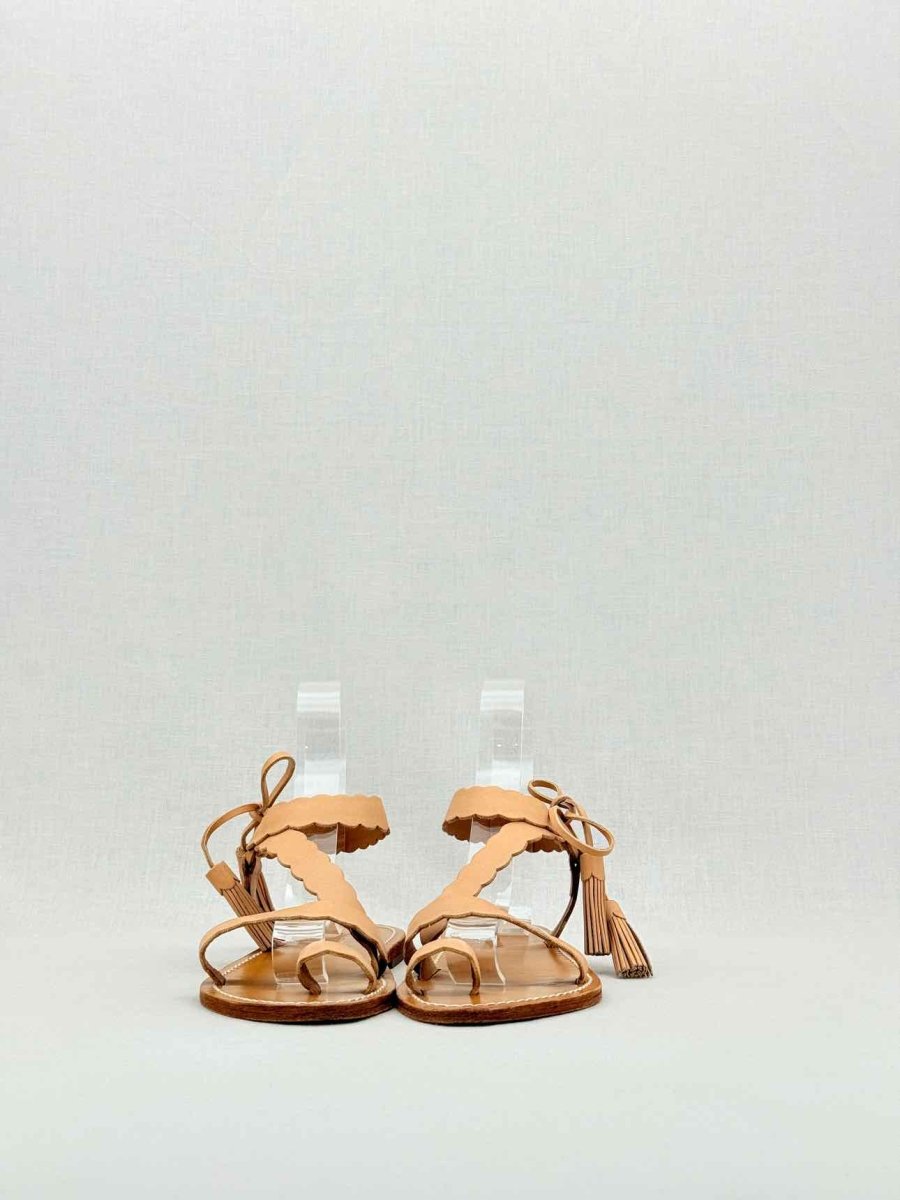 Pre - loved ZIMMERMANN Tan Size EU 37 Sandals at Reems Closet