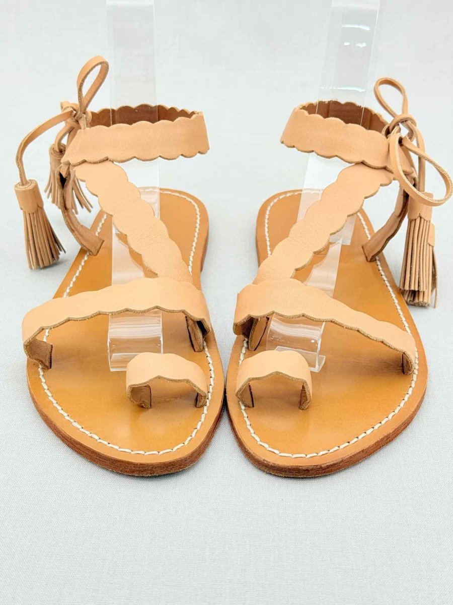 Pre - loved ZIMMERMANN Tan Size EU 37 Sandals at Reems Closet