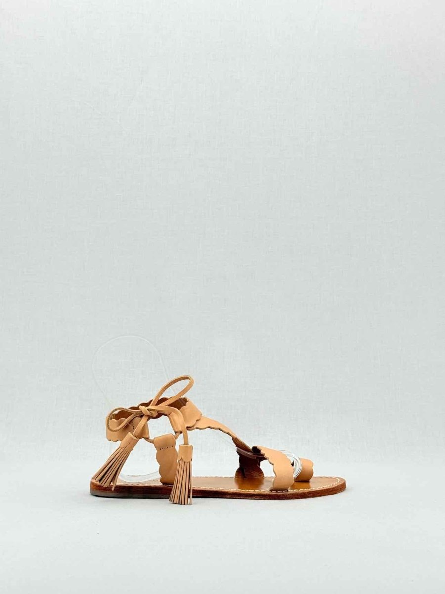 Pre - loved ZIMMERMANN Tan Size EU 37 Sandals at Reems Closet