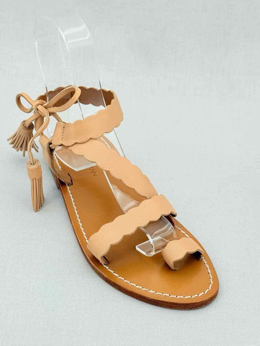 Pre - loved ZIMMERMANN Tan Size EU 37 Sandals at Reems Closet