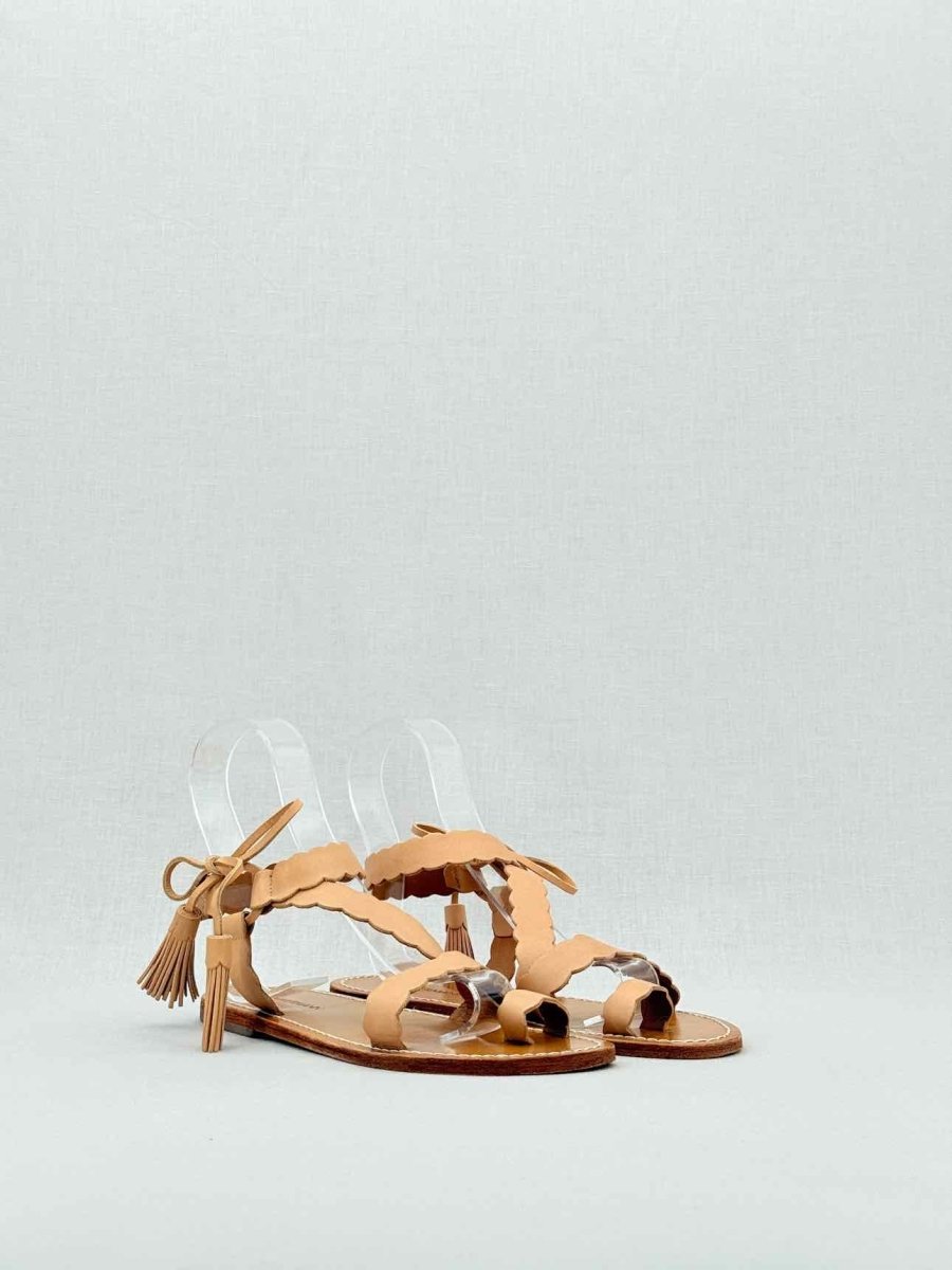 Pre - loved ZIMMERMANN Tan Size EU 37 Sandals at Reems Closet