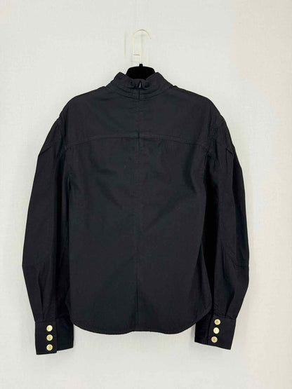 Pre-loved ZIMMERMANN Tuxedo Black Size Medium Blouse at Reems Closet