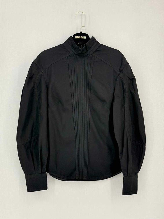 Pre-loved ZIMMERMANN Tuxedo Black Size Medium Blouse at Reems Closet
