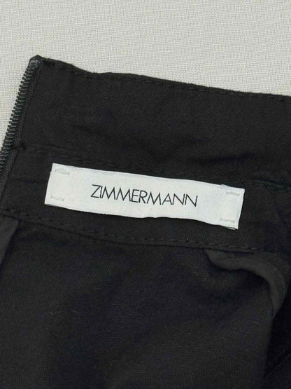 Pre-loved ZIMMERMANN Tuxedo Black Size Medium Blouse at Reems Closet