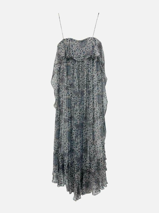 Pre - loved ZIMMERMANN White Multicolor Floral Size US 0 Long Dress at Reems Closet