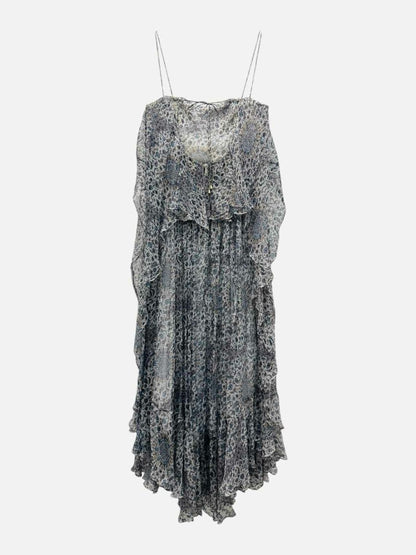 Pre - loved ZIMMERMANN White Multicolor Floral Size US 0 Long Dress at Reems Closet