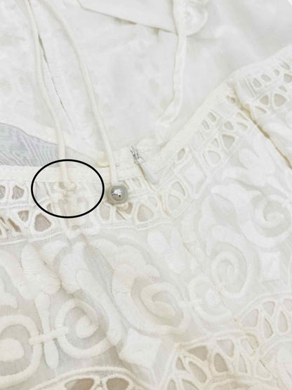 Pre-loved ZIMMERMANN White Size Small Playsuit at Reems Closet