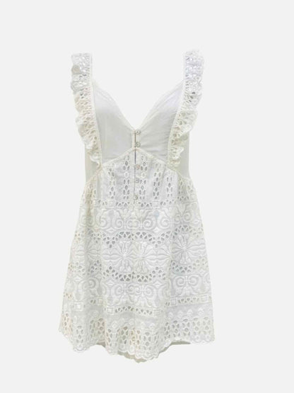 Pre-loved ZIMMERMANN White Size Small Playsuit at Reems Closet