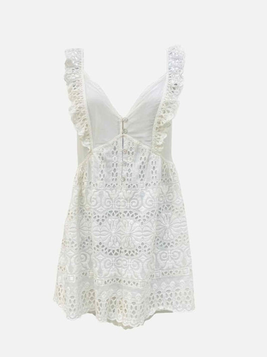 Pre-loved ZIMMERMANN White Size Small Playsuit at Reems Closet