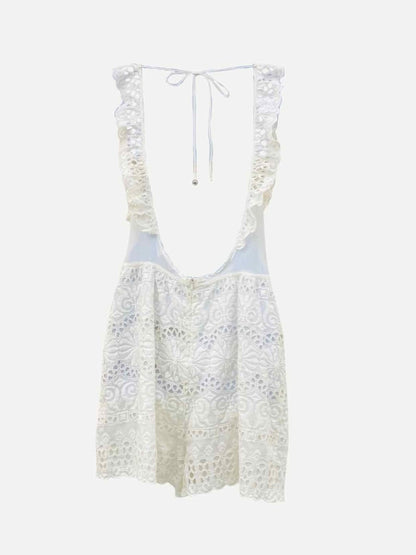 Pre-loved ZIMMERMANN White Size Small Playsuit at Reems Closet