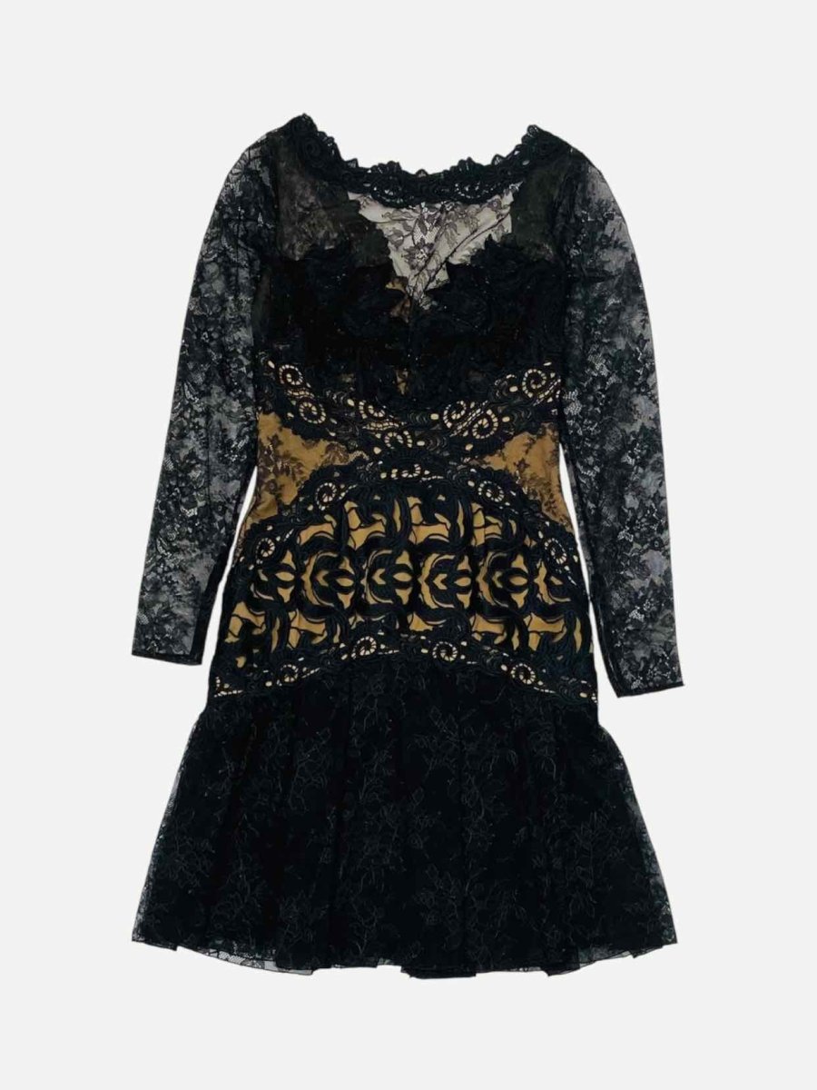 Pre - loved ZUHAIR MURAD Cocktail Dress Black Cocktail Dress at Reems Closet