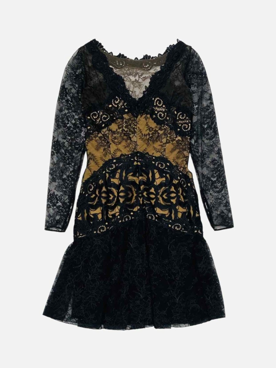 Pre - loved ZUHAIR MURAD Cocktail Dress Black Cocktail Dress at Reems Closet