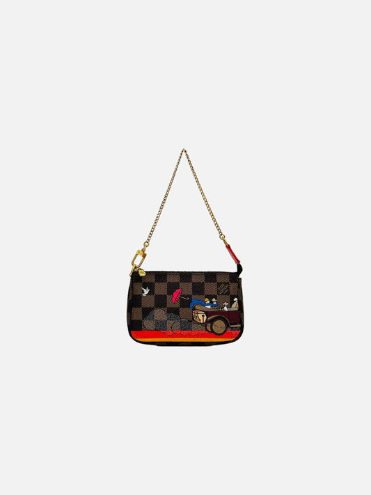 LOUIS VUITTON Pochette Brown Multicolor Shoulder Bag