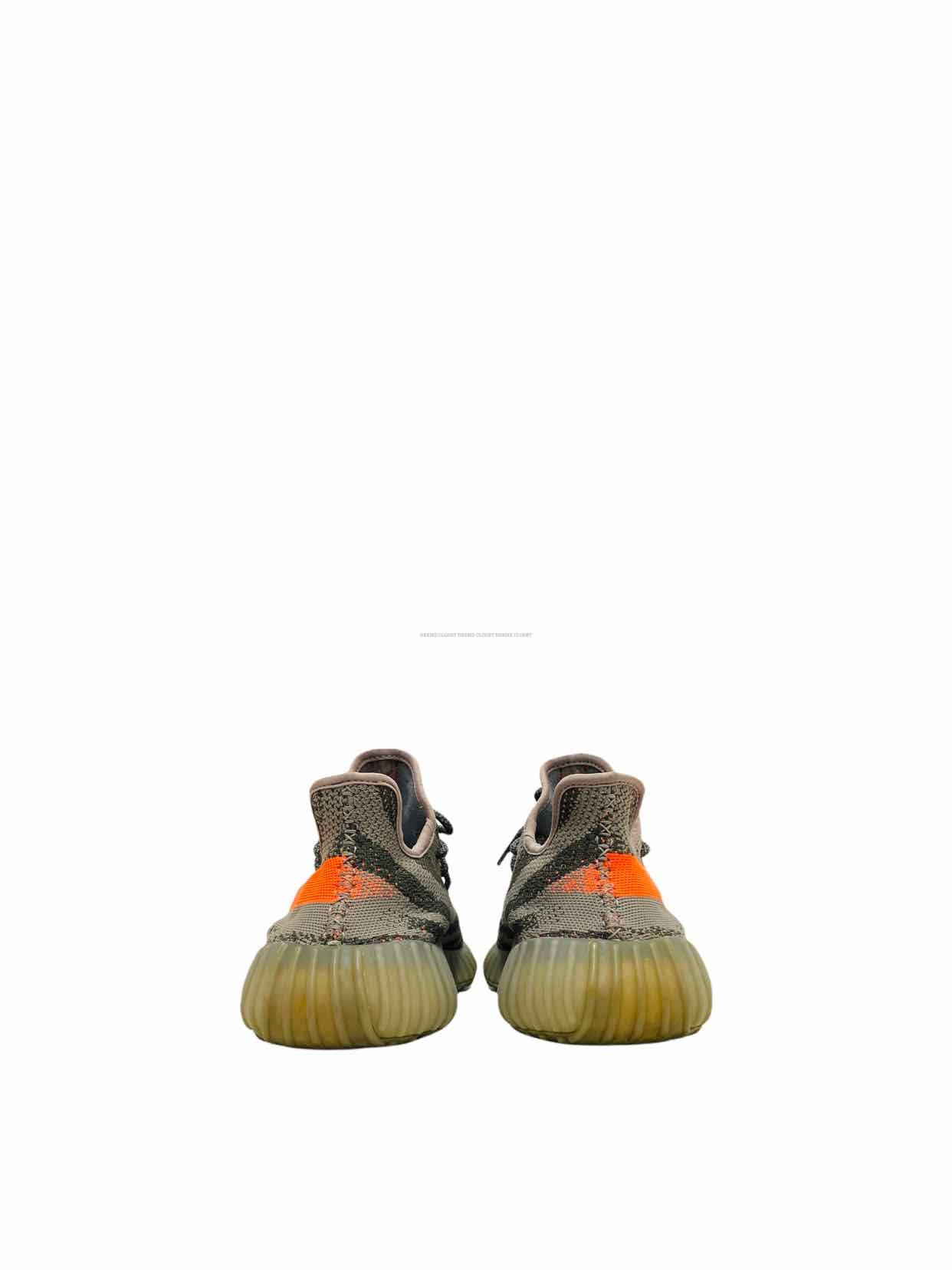 ADIDAS Yeezy 500 Grey w/ Orange Sneakers