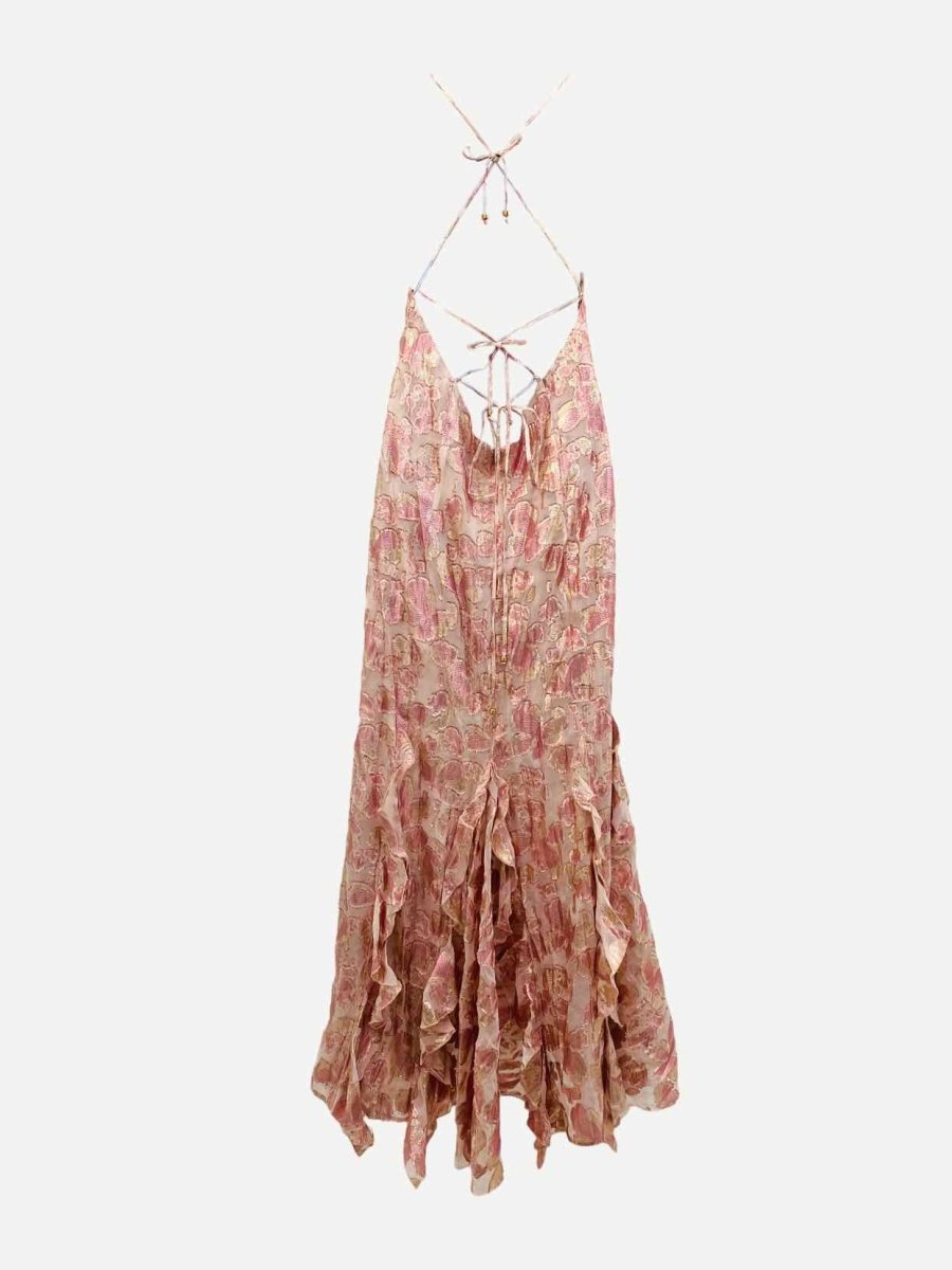 alice mccall metallic dress Alice McCall Astral Plane Cap Sleeve Metallic Gold Mini Dress Sz 4 $475