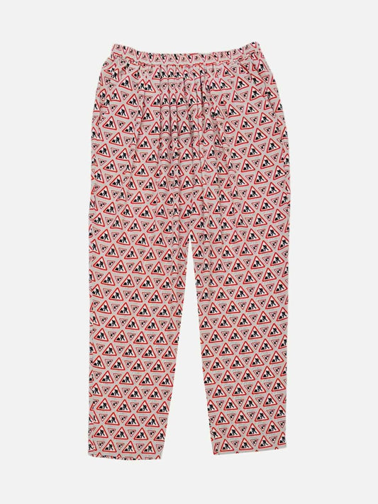 Pre-loved ANYA HINDMARCH Pyjama Grey Multicolor Printed Pants from Reems Closet
