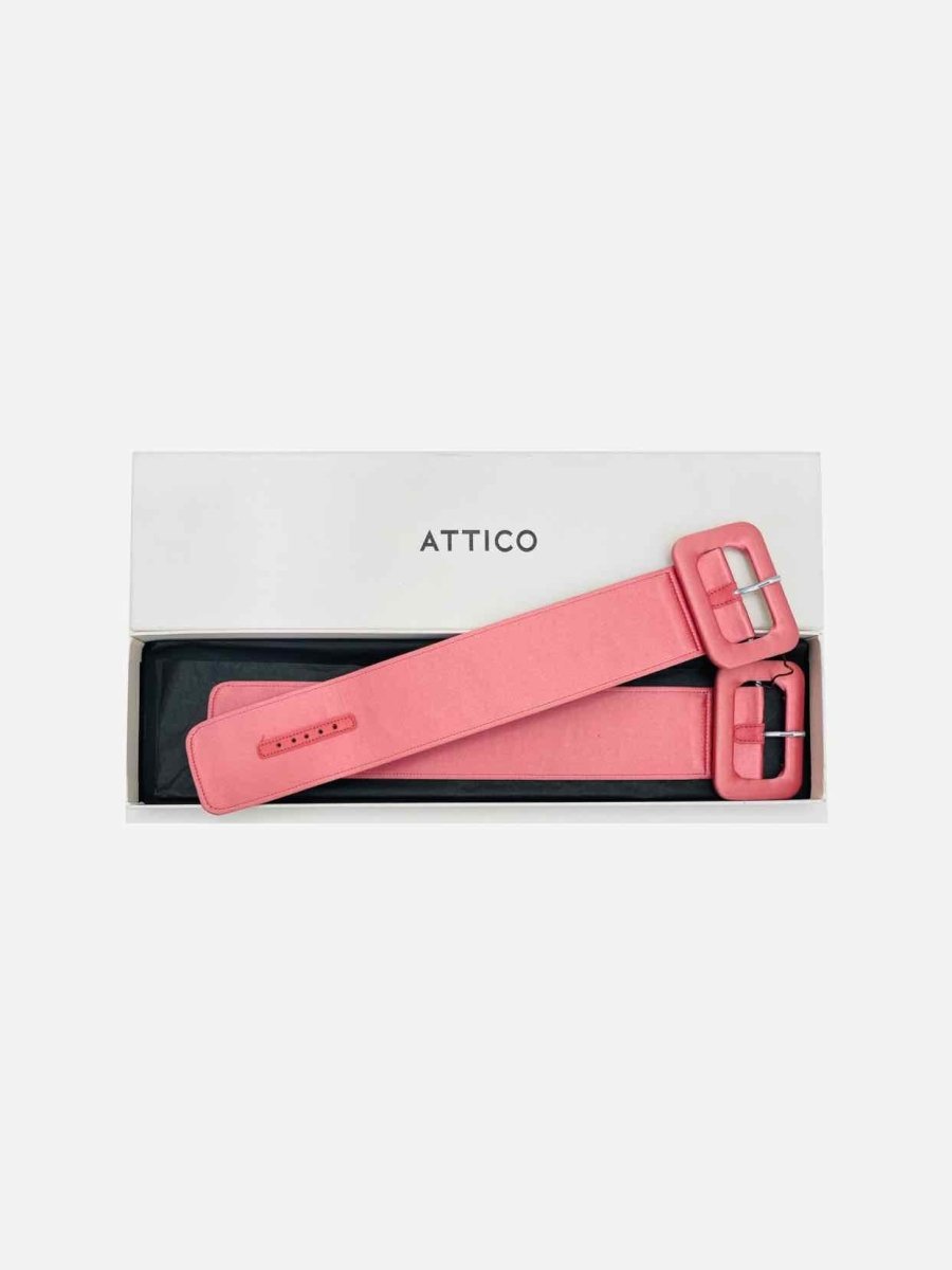 Pre - loved ATTICO Buckle Pink Fashion Anklet at Reems Closet