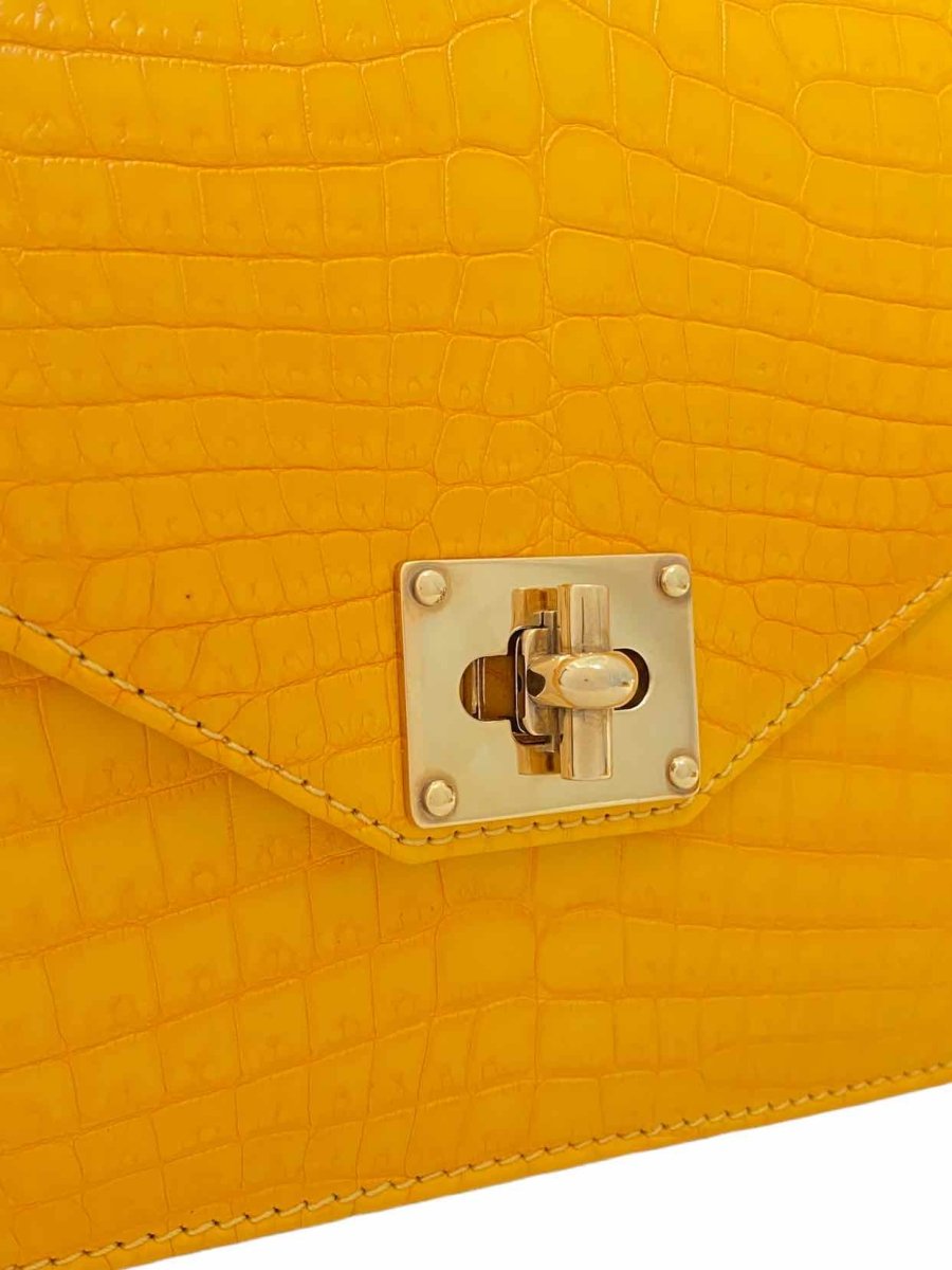 Pre-loved CAPE COBRA Envelope Yellow Clutch - Reems Closet
