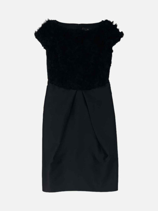 Pre-loved CAROLINA HERRERA Black Cocktail Dress from Reems Closet