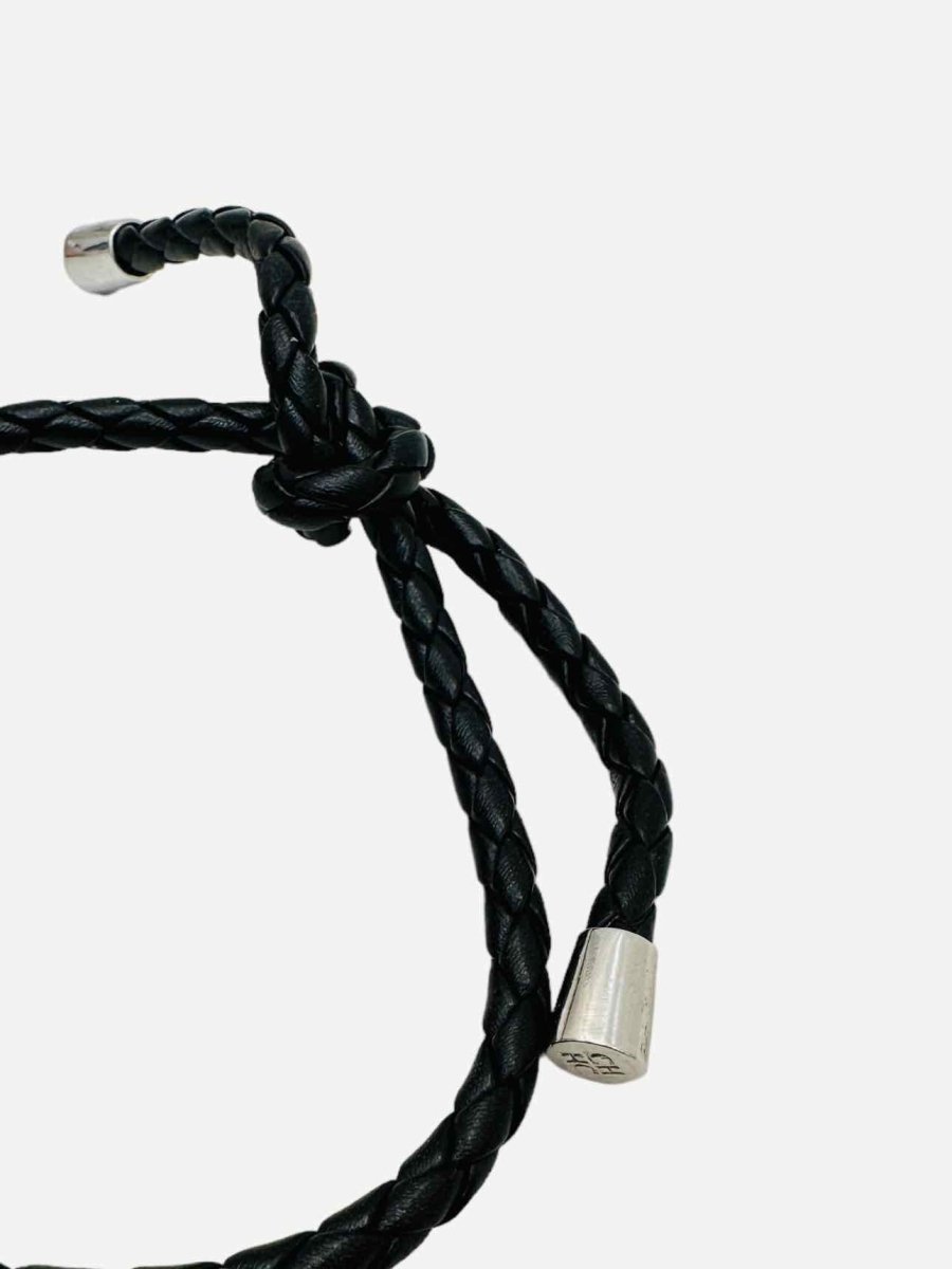 Pre-loved CAROLINA HERRERA Lock &amp; Key Black Fashion Bracelet from Reems Closet