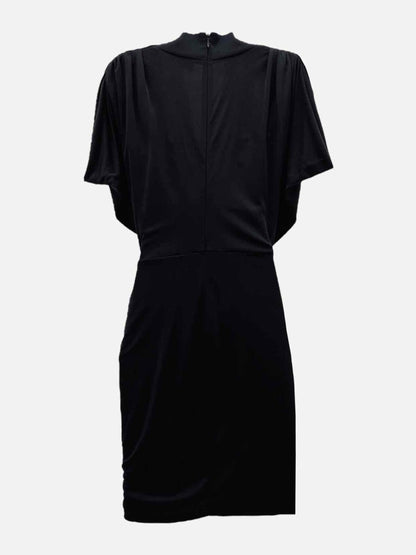 Pre-loved CATHERINE MALANDRINO Black Ruched Mini Dress - Reems Closet