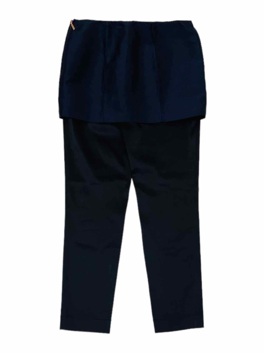 CEDRIC CHARLIER Navy Blue Black Pants