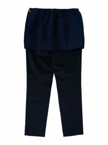 Pre - loved CEDRIC CHARLIER Navy Blue & Black Pants at Reems Closet