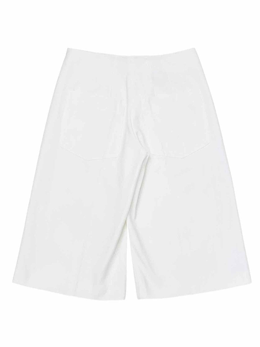 Pre - loved CEDRIC CHARLIER White Culottes at Reems Closet