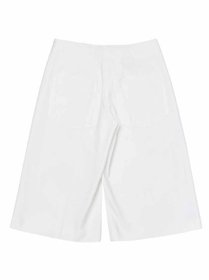 Pre - loved CEDRIC CHARLIER White Culottes at Reems Closet