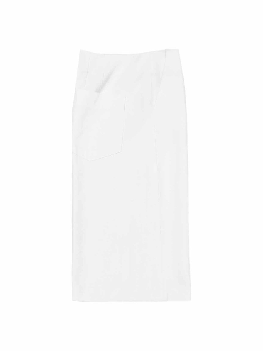 Pre - loved CEDRIC CHARLIER White Culottes at Reems Closet