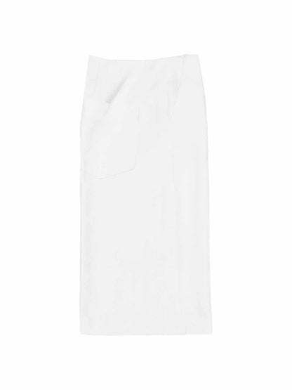 Pre - loved CEDRIC CHARLIER White Culottes at Reems Closet