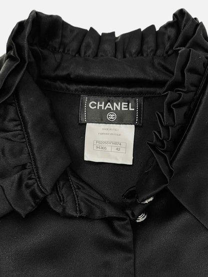 Pre-loved CHANEL Black Pocket Detail Jacket from Reems Closet