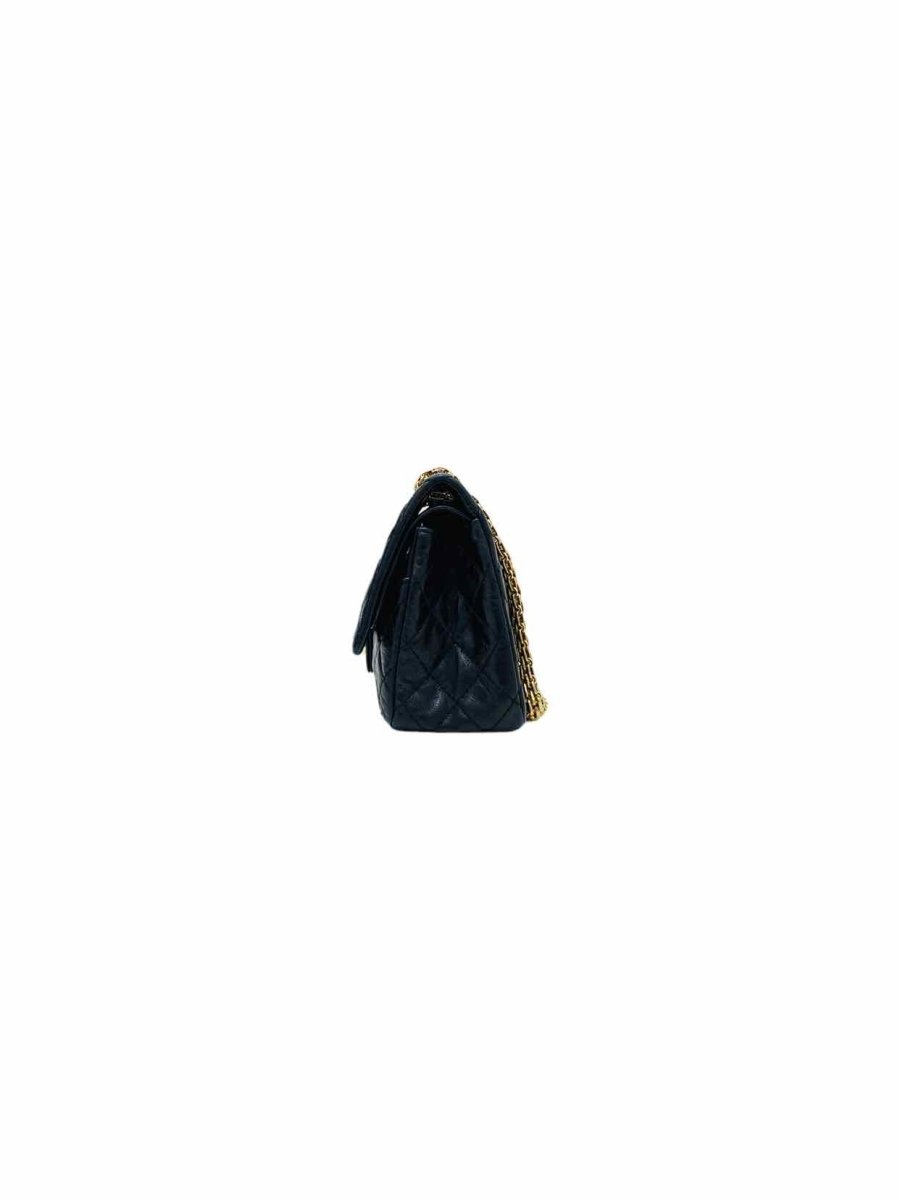 Pre-loved CHANEL Double Flap Black Shoulder Bag - Reems Closet