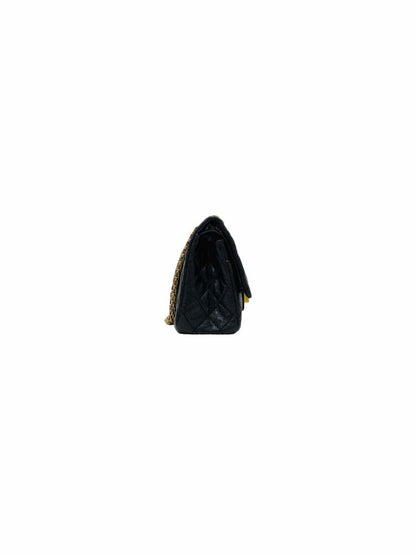 Pre-loved CHANEL Double Flap Black Shoulder Bag - Reems Closet
