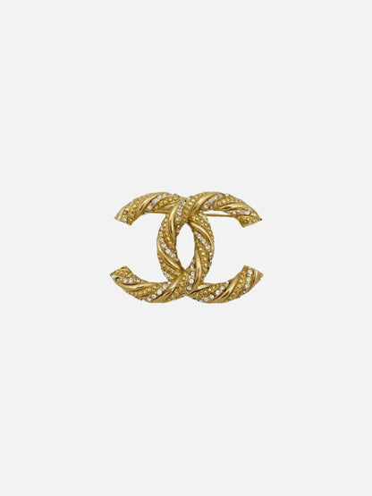 Pre - loved CHANEL Fashion Brooch at Reems Closet