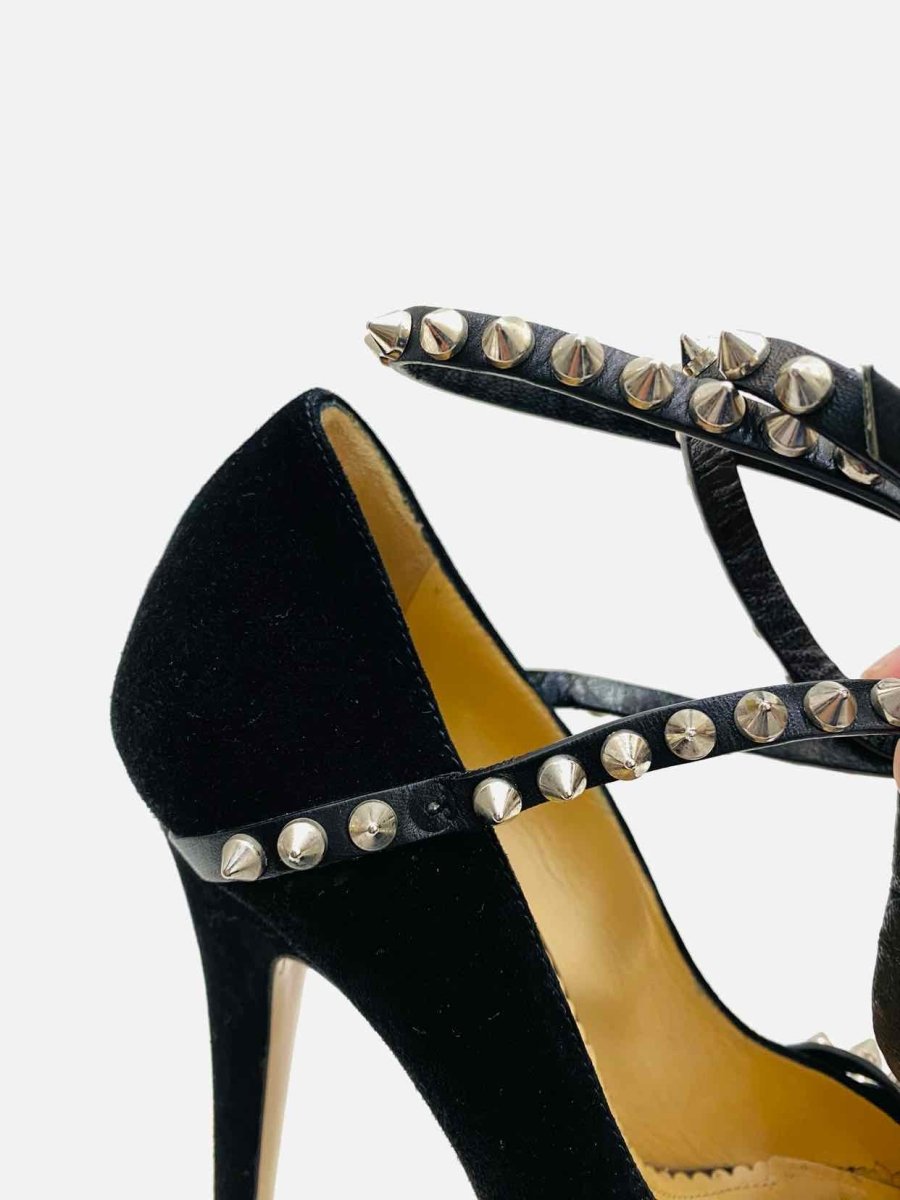 Pre-loved CHARLOTTE OLYMPIA Ankle Strap Spikes Pumps - Reems Closet