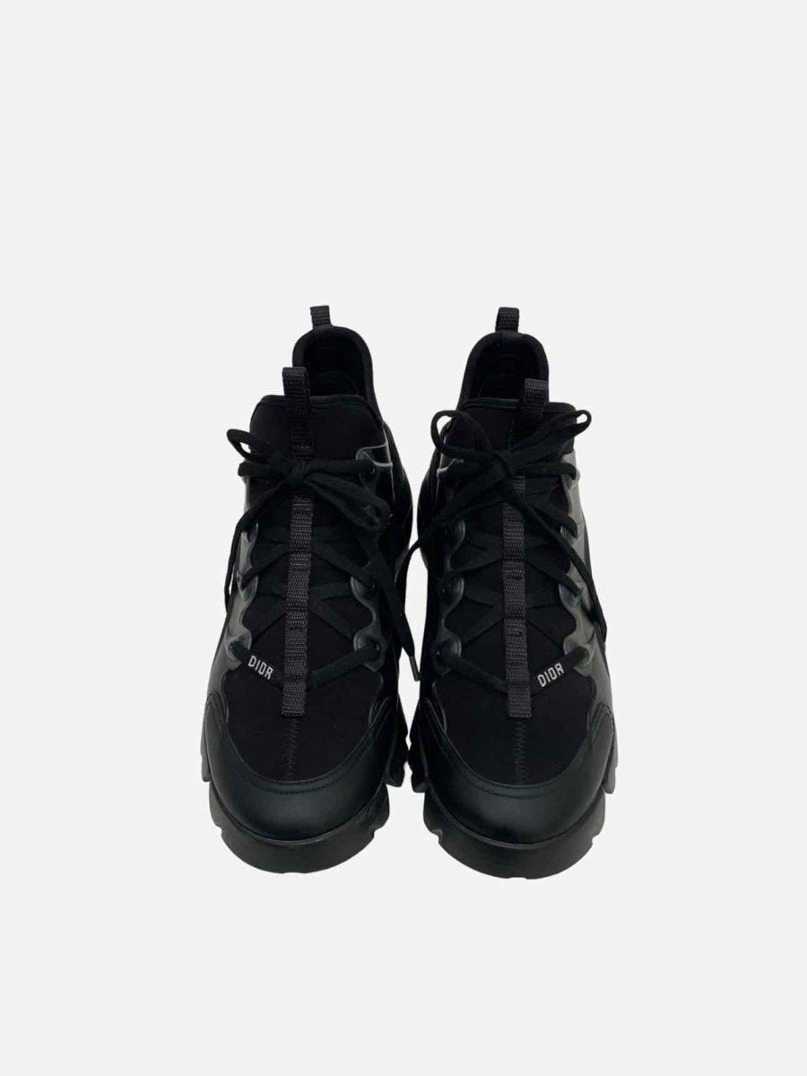 Pre-loved CHRISTIAN DIOR D-Connect Black Sneakers from Reems Closet