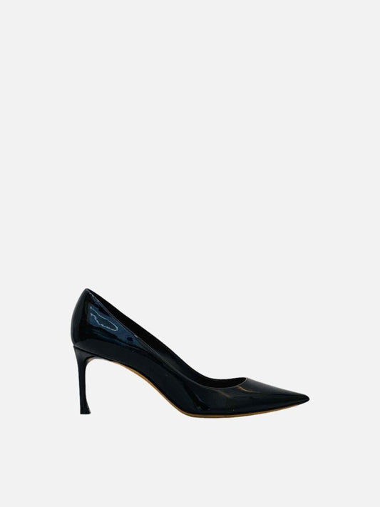 Pre-loved CHRISTIAN DIOR Pointy Toe Black Pumps from Reems Closet