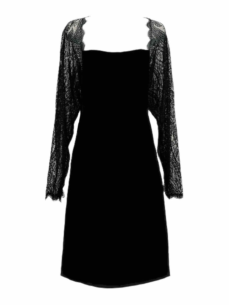 Pre-loved CHRISTIAN DIOR Vintage Black Knee Length Dress - Reems Closet