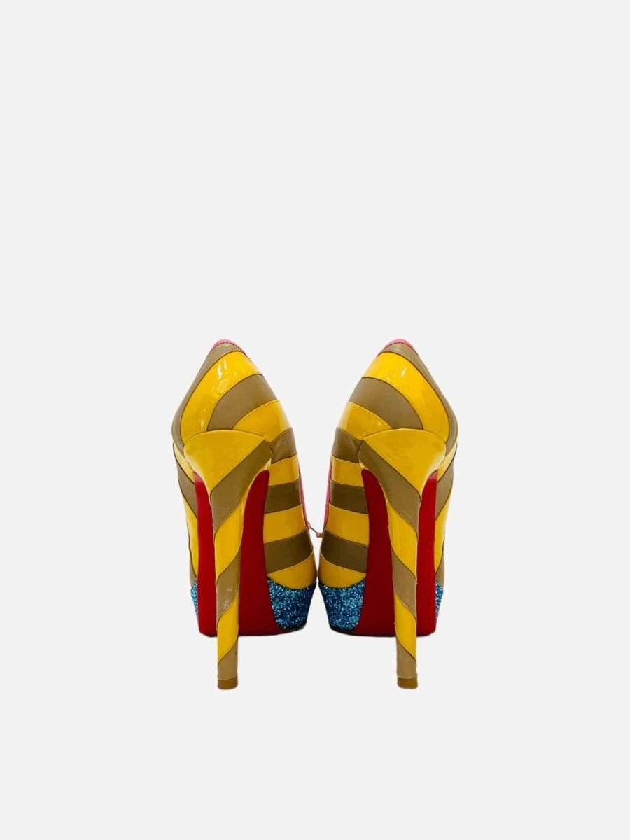 Christian louboutin 2024 striped shoes