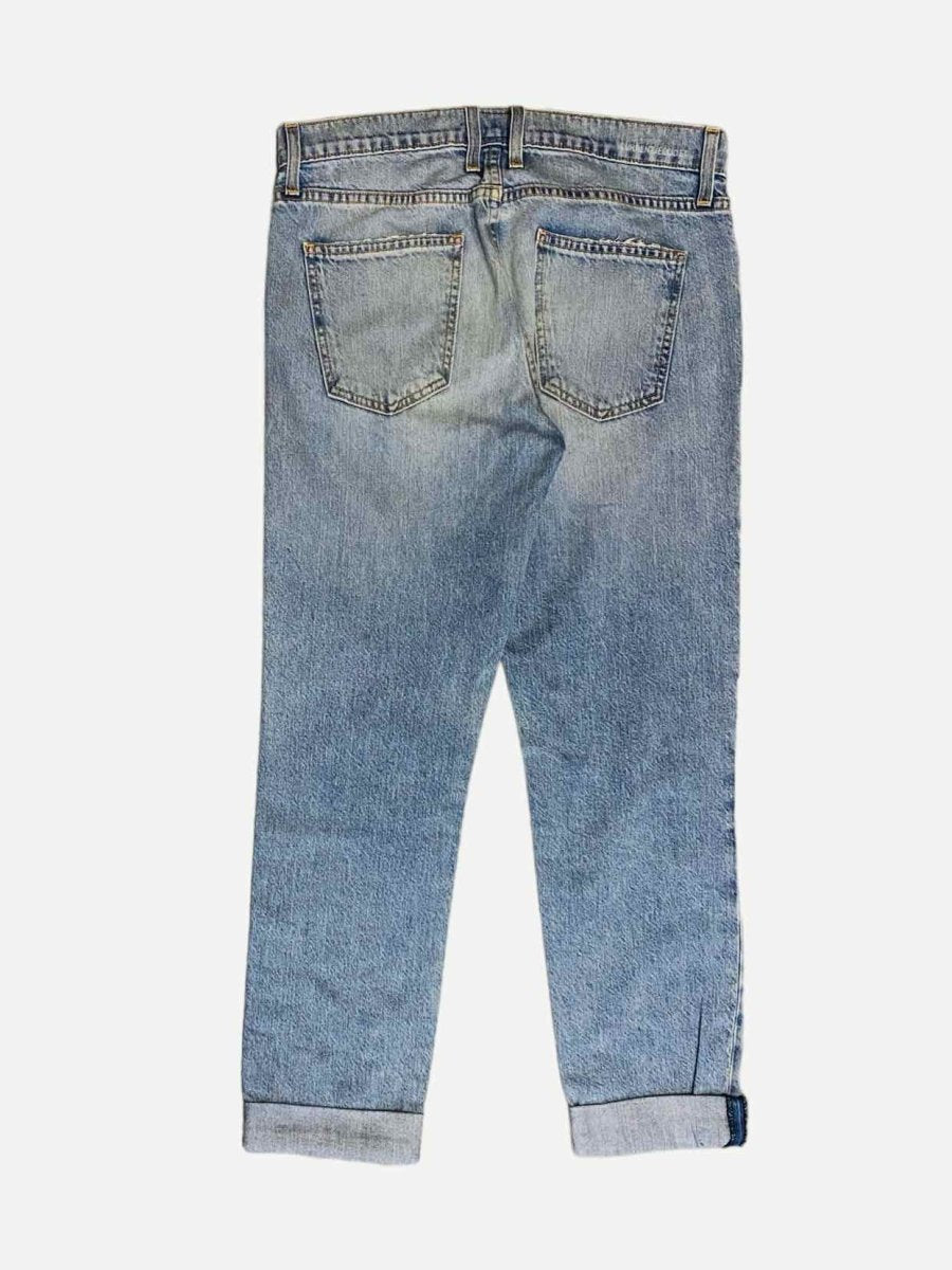 Pre-loved CURRENT ELLIOTT Boyfriend Blue Ripped Jeans - Reems Closet