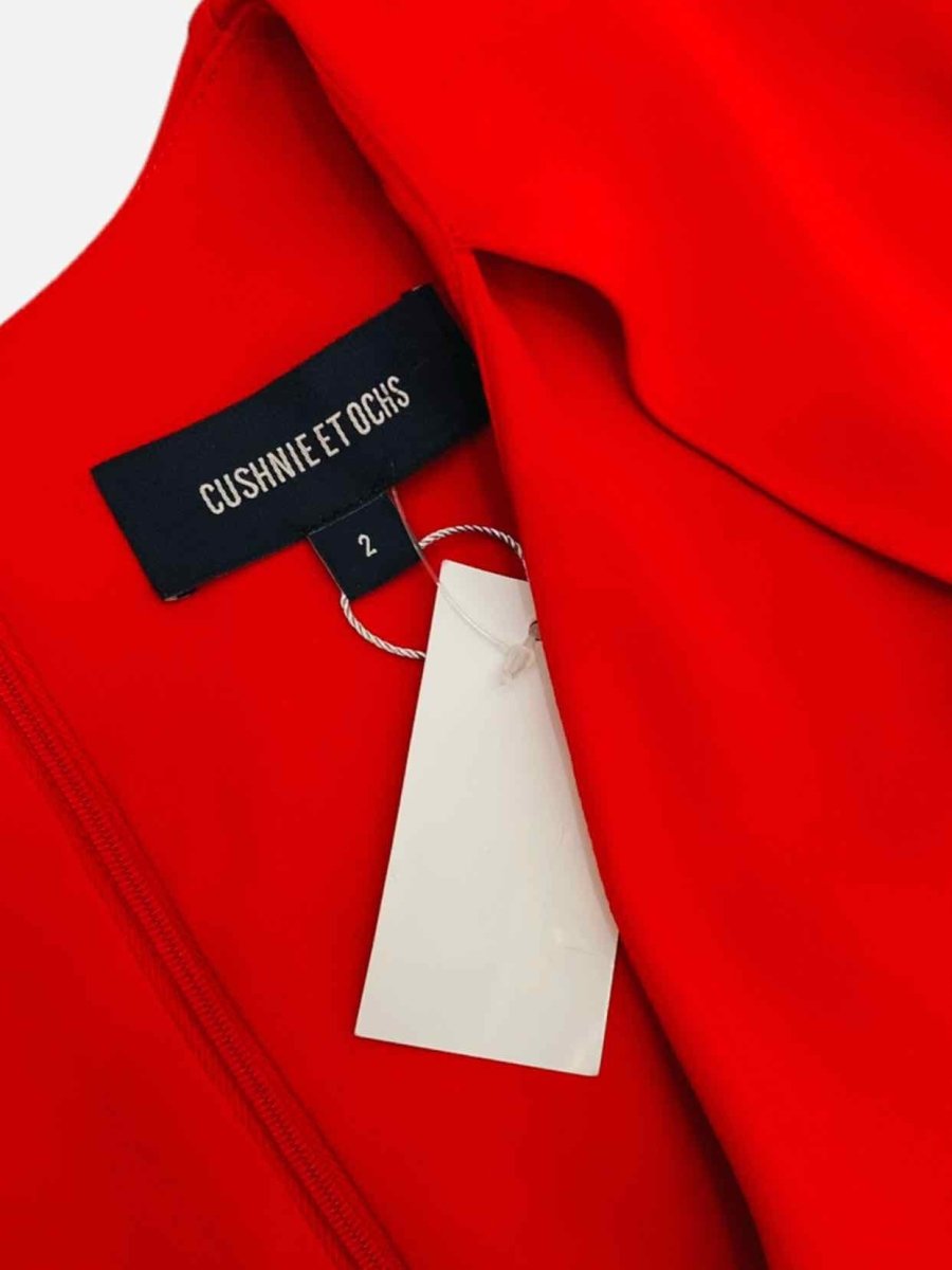 Pre-loved CUSHNIE ET OCHS Red Neck-tie Jumpsuit - Reems Closet