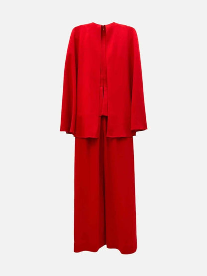 Pre-loved CUSHNIE ET OCHS Red Neck-tie Jumpsuit - Reems Closet