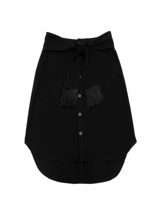 Pre-loved DEREK LAM 10 CROSBY Black Knee Length Skirt - Reems Closet